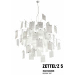 Angers Nantes Cholet Saumur Icones Ingo Maurer Suspension Zettel'Z 5 papier japonnais poetique