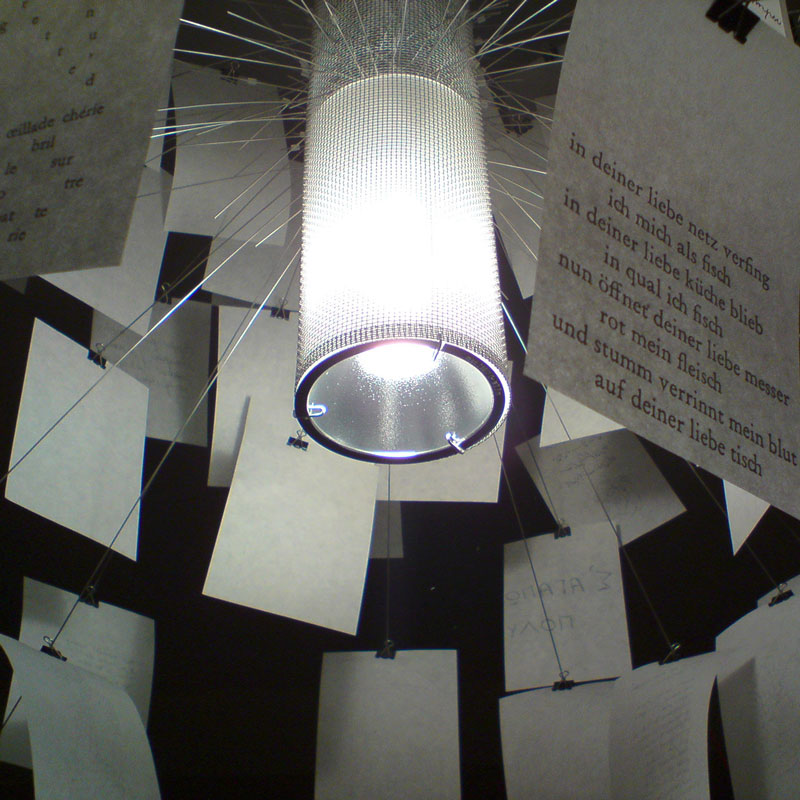 Angers Nantes Cholet Saumur Icones Ingo Maurer Suspension Zettel'Z 5 papier japonnais poetique 1