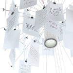 Angers Nantes Cholet Saumur Icones Ingo Maurer Suspension Zettel'Z 6 papier japonnais poetique 02