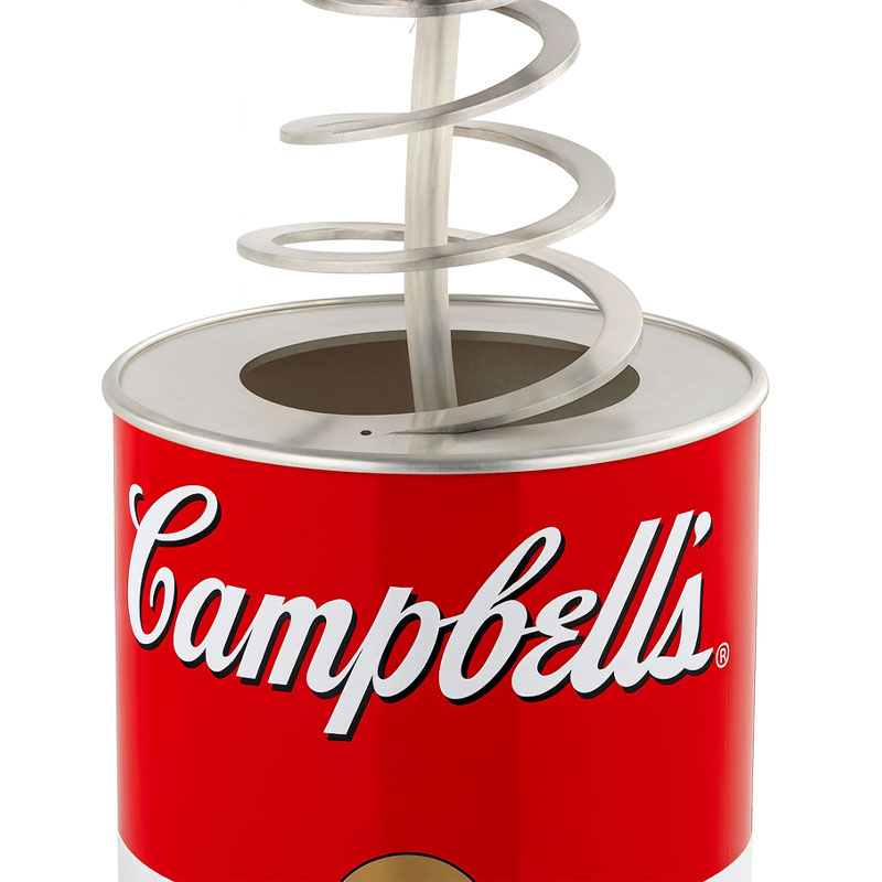 Angers Nantes Cholet Saumur Icones Ingo Maurer Suspension canned light Warhol pop art soup campbells Christoph Matthias 02