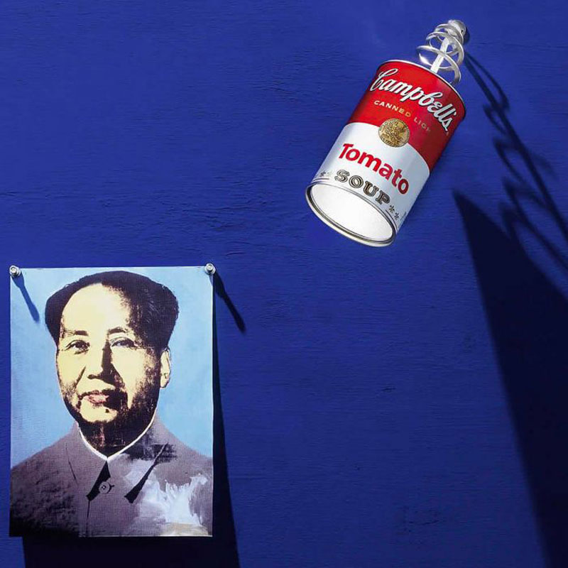 Angers Nantes Cholet Saumur Icones Ingo Maurer Suspension canned light Warhol pop art soup campbells Christoph Matthias 2