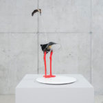 Angers Nantes Cholet Saumur Icones Ingo Maurer lampe a poser Bibibibi oiseau plume porcelaine concept 2