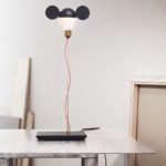 Angers Nantes Cholet Saumur Icones Ingo Maurer lampe a poser homage noir Mickey Noir I Ricchi Poveri Toto 2