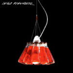 Angers Nantes Cholet Saumur Icones Ingo Maurer suspension capsule Campari rouge bouteille bar Raffaele Celentano 5