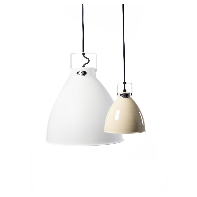Angers Nantes Cholet Saumur Icones Jielde Augustin Blanc brillant luminaire Suspension  industriel Jean Louis Domecq