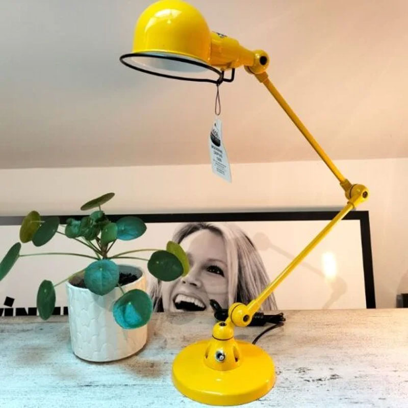 Angers Nantes Cholet Saumur Icones Jielde Jaune moutarde lampe bureau industriel bras Jean Louis Domecq 6