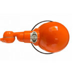 Angers Nantes Cholet Saumur Icones Jielde Signal Orange brillant luminaire applique SI301 industriel Jean Louis Domecq 0