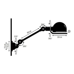 Angers Nantes Cholet Saumur Icones Jielde Signal Orange brillant luminaire applique SI301 industriel Jean Louis Domecq 16