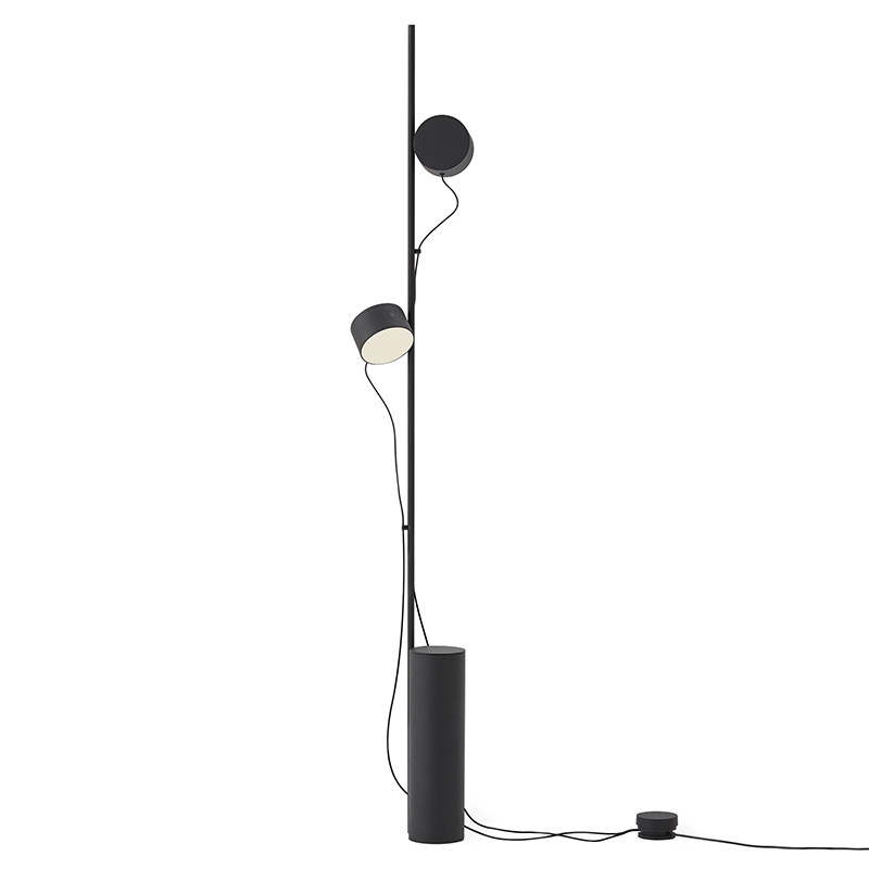 Angers Nantes Cholet Saumur Icones Lampadaire Post Muuto mobilier Scandinave noir oirientable liseuse Studio Earnest 0