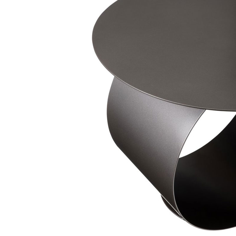 Angers Nantes Cholet Saumur Icones Mdf Italia Table d'appoint Metodo Tube Noir Leonardo Talarico