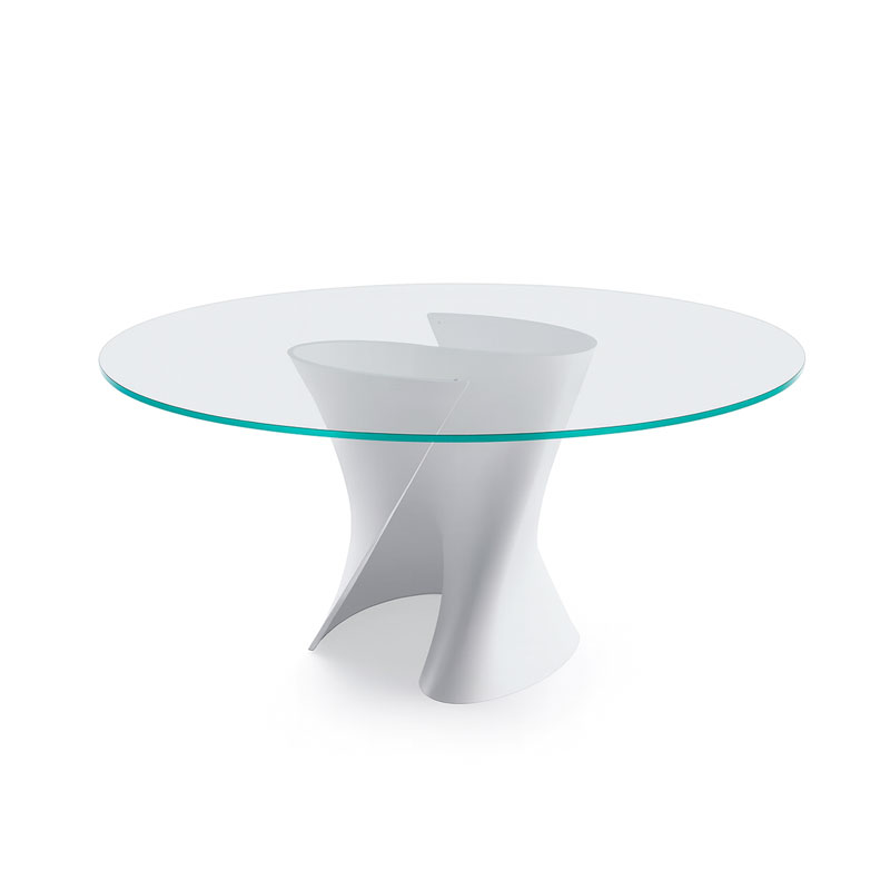 Angers Nantes Cholet Saumur Icones Mdf Italia Table de de repas S Table ronde  Verre Xavier Lust 02