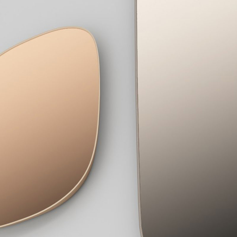 Angers Nantes Cholet Saumur Icones Miroir Framed Rose large salle de bain Muuto mobilier Scandinave Mika Tolvanen