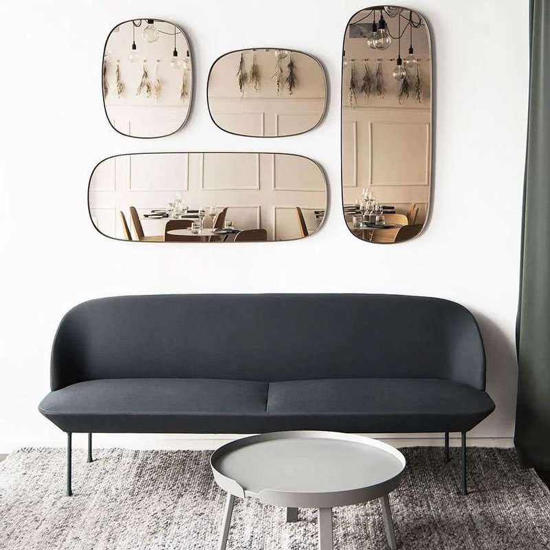 Angers Nantes Cholet Saumur Icones Miroir Framed Rose large salle de bain Muuto mobilier Scandinave Mika Tolvanen 3