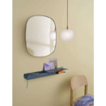 Angers Nantes Cholet Saumur Icones Miroir Framed gris small salle de bain Muuto mobilier Scandinave Mika Tolvanen 2