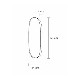 Angers Nantes Cholet Saumur Icones Miroir Framed gris small salle de bain Muuto mobilier Scandinave Mika Tolvanen 4