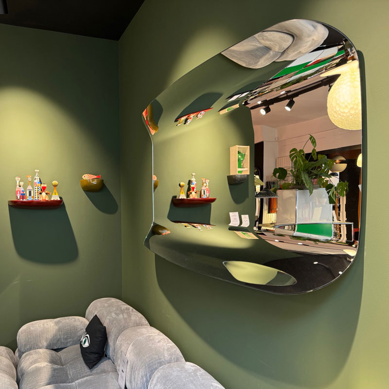 Angers Nantes Cholet Saumur Icones Miroir Glas Italia Marlene deformer courbé mode essayage philippe Starck 0