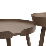 Angers Nantes Cholet Saumur Icones Panière Around table basse Brun Foncé Noyer mobilier Scandinave Thomas Bentzen 00