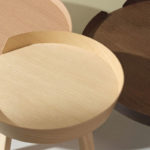 Angers Nantes Cholet Saumur Icones Panière Around table basse Brun Foncé Noyer mobilier Scandinave Thomas Bentzen 1