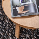 Angers Nantes Cholet Saumur Icones Panière Around table basse Brun Foncé Noyer mobilier Scandinave Thomas Bentzen 4