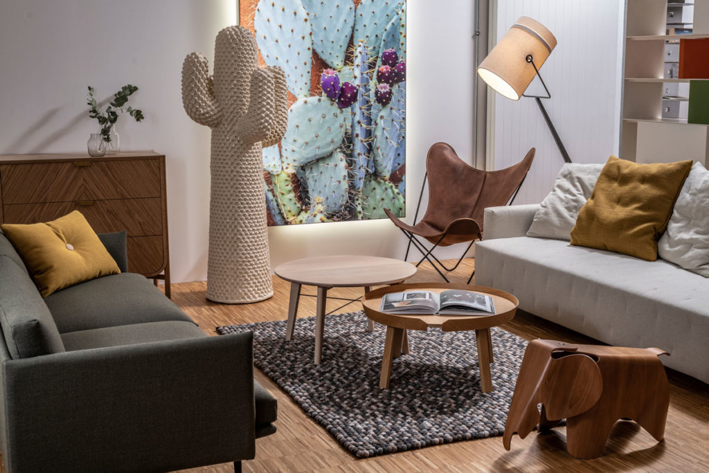 Angers Nantes Cholet Saumur Icones Panière Around table basse Brun Foncé Noyer mobilier Scandinave Thomas Bentzen 5