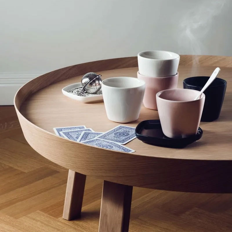 Angers Nantes Cholet Saumur Icones Panière Around table basse Brun Foncé Noyer mobilier Scandinave Thomas Bentzen 7