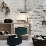 Angers Nantes Cholet Saumur Icones Panière Restore Muuto Vert Foncé rangement accesoire mobilier Scandinave Mika Tolvanen