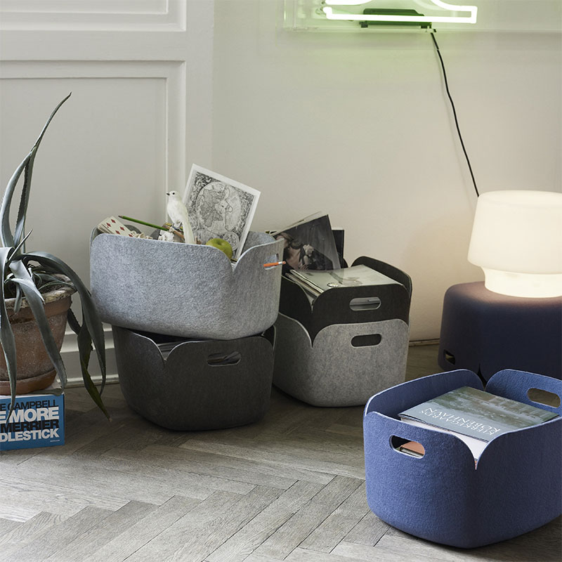 Angers Nantes Cholet Saumur Icones Panière Restore Muuto Vert Foncé rangement accesoire mobilier Scandinave Mika Tolvanen 7