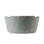 Angers Nantes Cholet Saumur Icones Panière rangement feutrine pet  Muuto mobilier Scandinave gris Mika Tolvanen 2