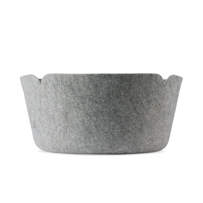 Angers Nantes Cholet Saumur Icones Panière rangement feutrine pet  Muuto mobilier Scandinave gris Mika Tolvanen 2