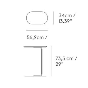 Angers Nantes Cholet Saumur Icones Table D'appoint Gueridon Relate Muuto mobilier Scandinave bois chêne metal blanc studio Big Game 5