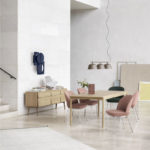 Angers Nantes Cholet Saumur Icones Tapis Ply mobilier Scandinave laine zigzag blanc gris anthracite plat Margrethe Odgaard 1