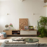 Angers Nantes Cholet Saumur Icones Treku Table basse Gau Rond Bois  massif metal Ibon Arrizabalaga 1