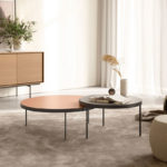 Angers Nantes Cholet Saumur Icones Treku Table basse Gau Rond Bois  massif metal Ibon Arrizabalaga 8