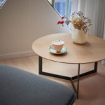 Angers Nantes Cholet Saumur Icones Treku Table basse Kabi Chêne rond metal Ibon Arrizabalaga 9