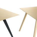 Angers Nantes Cholet Saumur Icones Treku Table bureau extensible bois acier massif Aise Ibon Arrizabalaga 0