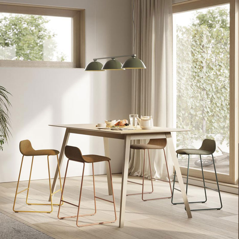 Angers Nantes Cholet Saumur Icones Treku Table bureau extensible bois acier massif Aise Ibon Arrizabalaga 1
