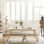 Angers Nantes Cholet Saumur Icones Treku Table bureau extensible bois acier massif Aise Ibon Arrizabalaga 4