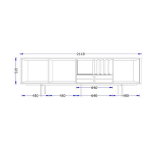 Angers Nantes Cholet Saumur Icones Treku modulaire bois Aura meuble TV rangement laque Ibon Arrizabalaga 0