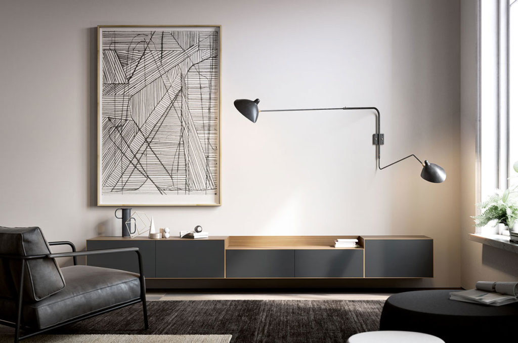 Angers Nantes Cholet Saumur Icones Treku modulaire bois Lauki meuble  TV rangement laque Ibon Arrizabalaga 5