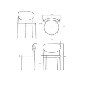 Angers Nantes Cholet Saumur Icones Verpan Chaise Serie 430 restaurant tissu velour art deco mobilier design Verner Panton 2