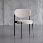 Angers Nantes Cholet Saumur Icones Verpan Chaise Serie 430 restaurant tissu velour art deco mobilier design Verner Panton 7