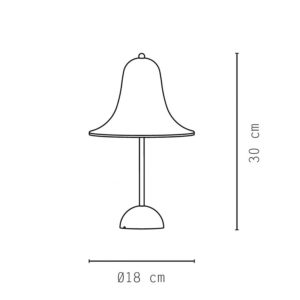 Angers Nantes Cholet Saumur Icones Verpan lampe a poser Pantop jaune cloche Verner Panton 0
