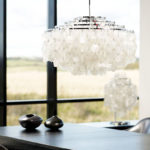 Angers Nantes Cholet Saumur Icones Verpan suspension luminaire Fun 10DM Chrome nacre organique Verner Panton 3