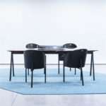 Angers Nantes Cholet Saumur Icones fauteuil Driade Coste restaurant café Costes noir Ebene cuir Paris philippe Starck 13