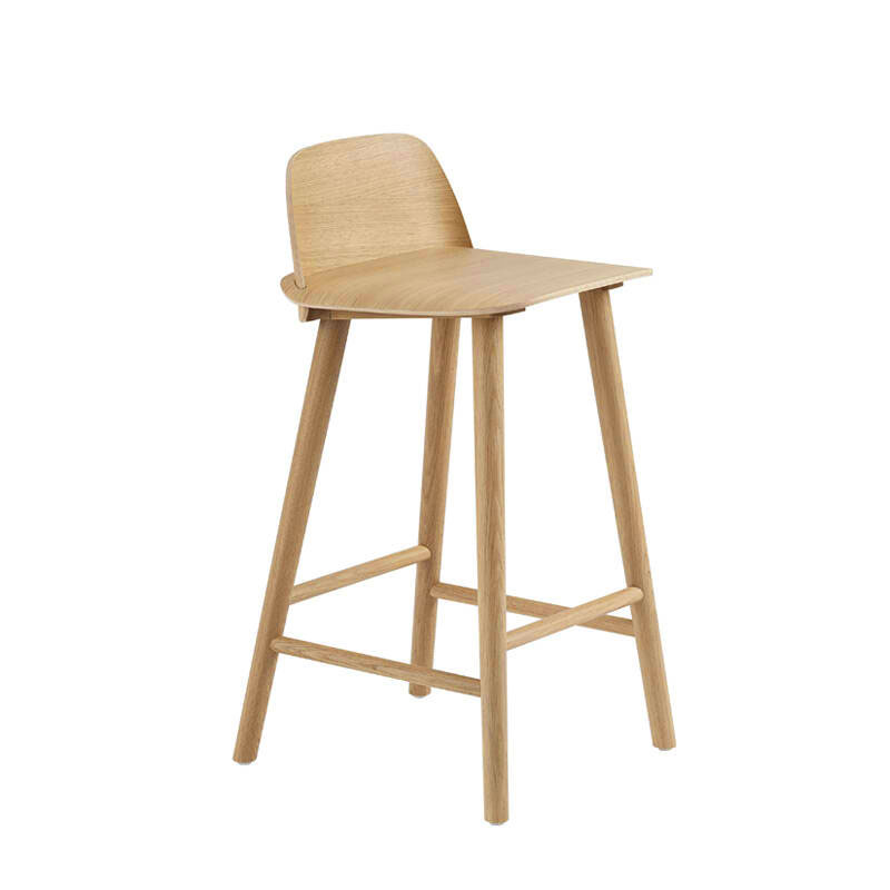 Angers Nantes Cholet Saumur Icones tabouret haut bar cuisine Nerd Muuto mobilier Scandinave bois chêne David Geckeler 8