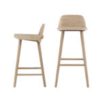 Angers Nantes Cholet Saumur Icones tabouret haut bar cuisine Nerd Muuto mobilier Scandinave bois chêne David Geckeler 9
