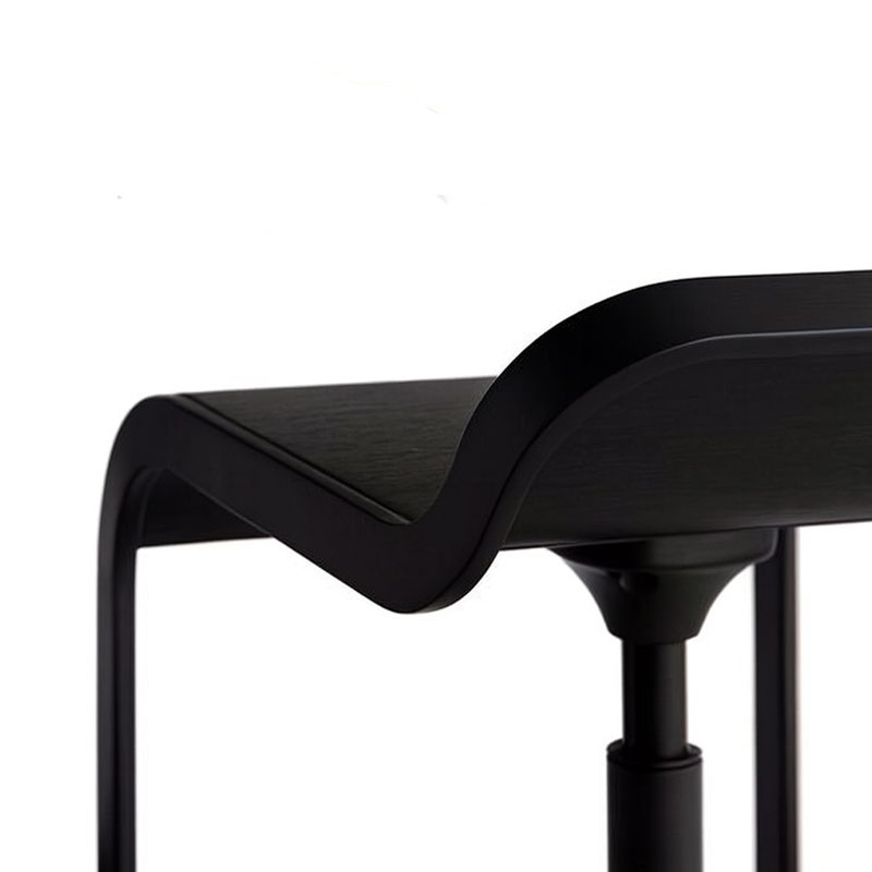 Angers Nantes Cholet Saumur Paris Bordeaux Le mans laval Icones Lapalma Tabouret bois Chêne LEM Noir Piston Bar dimension Shin & Tomo 5