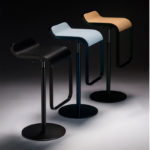 Angers Nantes Cholet Saumur Paris Bordeaux Le mans laval Icones Lapalma Tabouret bois Chêne LEM Noir Piston Bar dimension Shin & Tomo 9