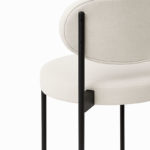 Angers Nantes Cholet Saumur Paris Le Mans Bordeaux Icones Verpan Chaise Serie 430 restaurant tissu velour art deco mobilier design Verner Panton 01