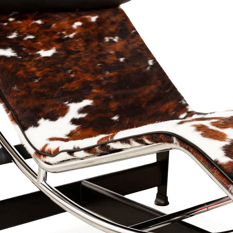 Angers Nantes Cholet Saumur bordeaux paris Tours Laval Poitiers Le Mans orleans Icones Chaise Longue Le corbusier Cassina Peau Poil fauteuil chrome 7